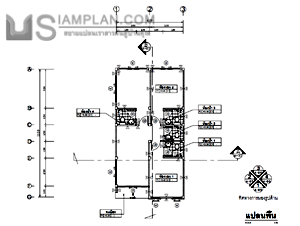 แปลนพื้น บ้านชั้นเดียว 2 ห้องนอน 1 ห้องน้ำ