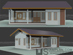 แบบบ้านฟรี 2 ห้องนอน 1 ห้องน้ำ