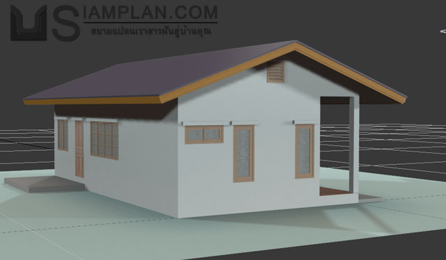 แบบบ้านฟรี 2 ห้องนอน 1 ห้องน้ำ