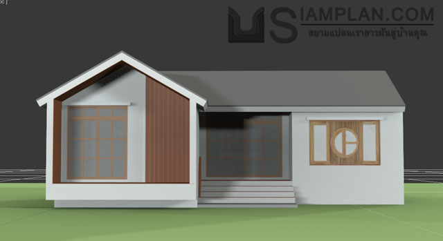 แบบบ้านฟรี 2 ห้องนอน 2 ห้องน้ำ