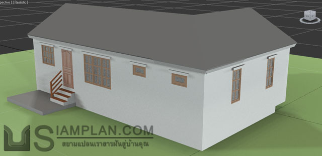 แบบบ้านฟรี 2 ห้องนอน 2 ห้องน้ำ