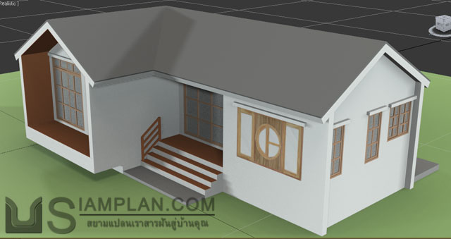 แบบบ้านฟรี 2 ห้องนอน 2 ห้องน้ำ