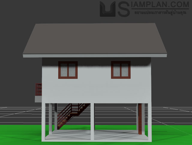 แบบบ้านฟรี 2 ห้องนอน 1 ห้องน้ำ